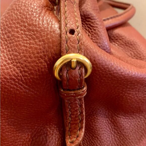 Miu Miu Large Bordeaux Pebbled Tote Bag - Picture 11 of 13